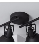 Spotlight ceiling lamps - Abruzzo Retro Loft Ceiling Lamp Black 75cm 4xE27 Orte ABR-RRO-C-4XE14 - product 10