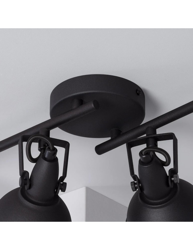 Spotlight ceiling lamps - Abruzzo Retro Loft Ceiling Lamp Black 75cm 4xE27 Orte ABR-RRO-C-4XE14 - product kolory-swiatla.pl 10