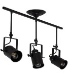 Abruzzo Lampa Sufitowa Retro Loft Czarna 50cm 3xE27 Tutti ABR-RRT-C-3XE27