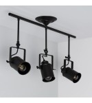 Spotlight ceiling lamps - Abruzzo Retro Loft Ceiling Lamp Black 50cm 3xE27 Tutti ABR-RRT-C-3XE27 - product 2