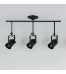 Spotlight ceiling lamps - Abruzzo Retro Loft Ceiling Lamp Black 50cm 3xE27 Tutti ABR-RRT-C-3XE27 - product 8