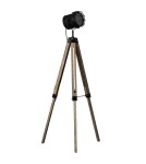 Abruzzo Lampa podłogowa Retro loft Czarno złoty E27 Verde ABR-RRV-C-E27