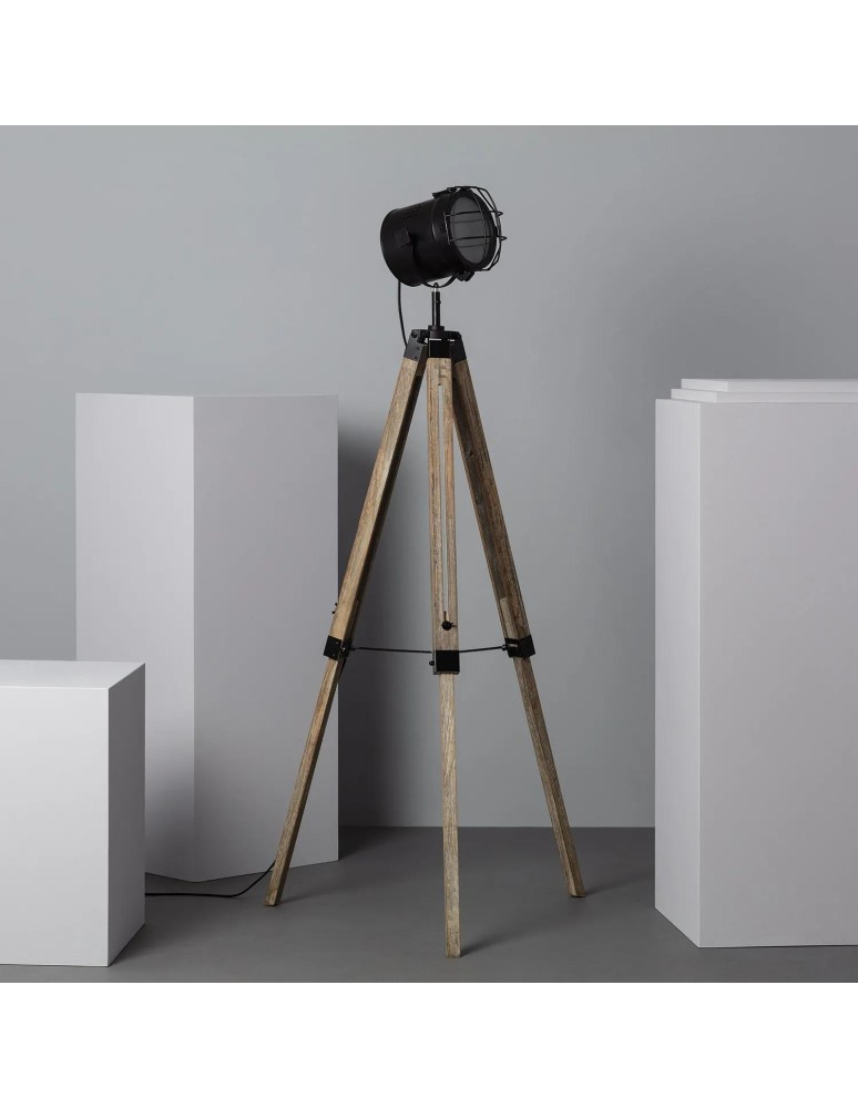 Floor lamps - Abruzzo Retro loft floor lamp Black gold E27 Verde ABR-RRV-C-E27 - product kolory-swiatla.pl 2