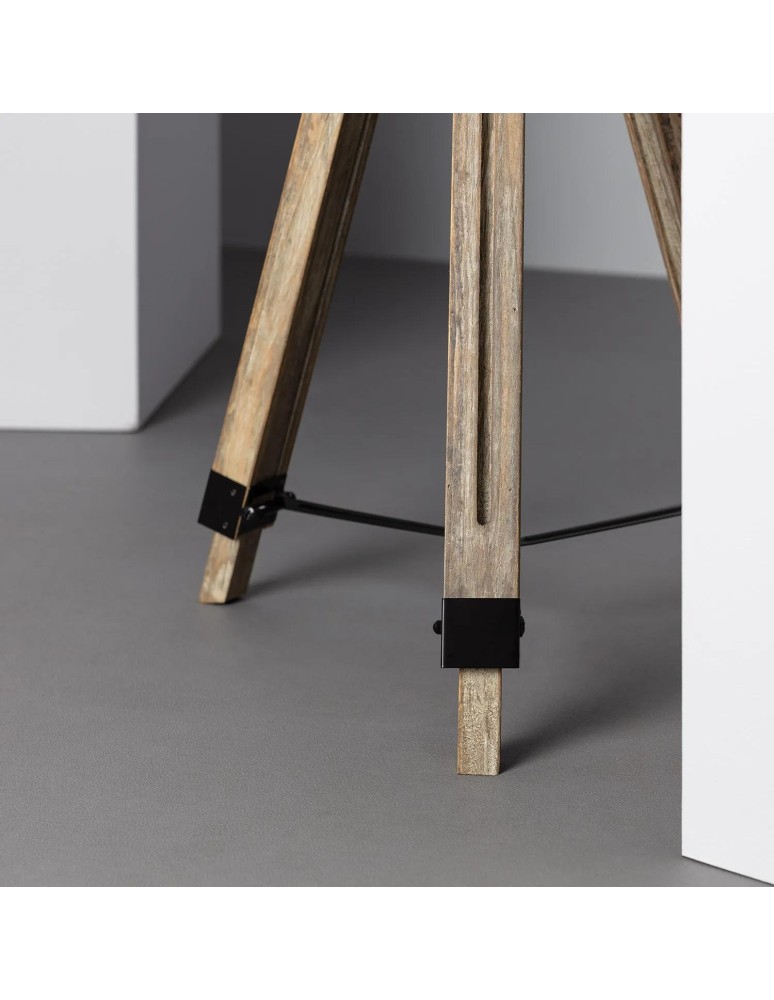 Abruzzo Lampa podłogowa Retro loft Czarno złoty E27 Verde ABR-RRV-C-E27