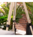 Floor lamps - Abruzzo Retro loft floor lamp Black gold E27 Verde ABR-RRV-C-E27 - product 4