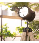 Abruzzo Lampa podłogowa Retro loft Czarno złoty E27 Verde ABR-RRV-C-E27