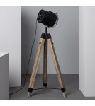 Abruzzo Lampa podłogowa Retro loft Czarno złoty E27 Verde ABR-RRV-C-E27