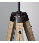 Abruzzo Lampa podłogowa Retro loft Czarno złoty E27 Verde ABR-RRV-C-E27