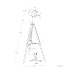 Floor lamps - Abruzzo Retro loft floor lamp Black gold E27 Verde ABR-RRV-C-E27 - product 13