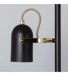 Abruzzo Lampa podłogowa Retro loft Czarna 3xE14 Claudio ABR-RRC-C-3XE14