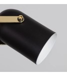 Abruzzo Lampa podłogowa Retro loft Czarna 3xE14 Claudio ABR-RRC-C-3XE14