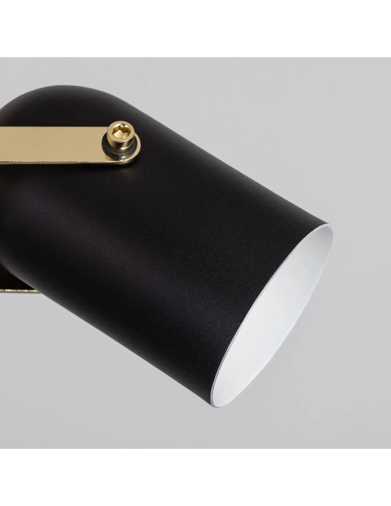 Abruzzo Lampa podłogowa Retro loft Czarna 3xE14 Claudio ABR-RRC-C-3XE14