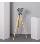 Abruzzo Lampa podłogowa Retro loft Srebrny złoty E27 Verde ABR-RRV-S-E27