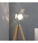Abruzzo Lampa podłogowa Retro loft Srebrny złoty E27 Verde ABR-RRV-S-E27