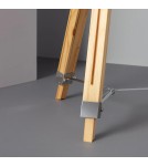 Abruzzo Lampa podłogowa Retro loft Srebrny złoty E27 Verde ABR-RRV-S-E27