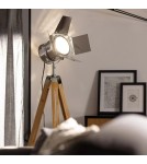 Abruzzo Lampa podłogowa Retro loft Srebrny złoty E27 Verde ABR-RRV-S-E27