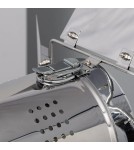 Abruzzo Lampa podłogowa Retro loft Srebrny złoty E27 Verde ABR-RRV-S-E27