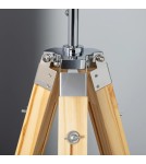 Abruzzo Lampa podłogowa Retro loft Srebrny złoty E27 Verde ABR-RRV-S-E27