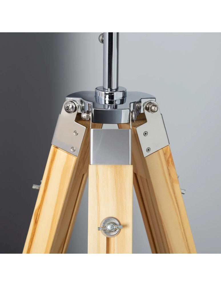 Abruzzo Lampa podłogowa Retro loft Srebrny złoty E27 Verde ABR-RRV-S-E27