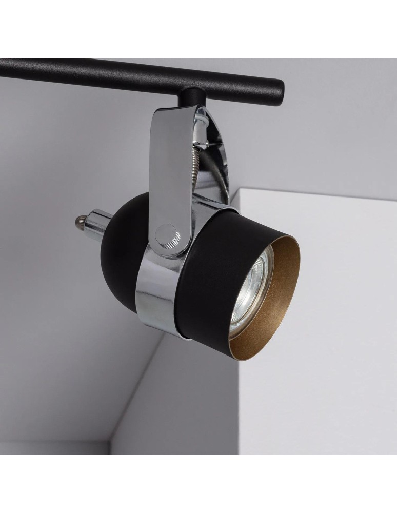 Spotlight ceiling lamps - Abruzzo Retro Loft Ceiling Lamp Black 50cm 3xGU10 Hilton ABR-RRH-C-3XGU10. - product kolory-swiatla.pl 3