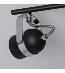 Abruzzo Lampa Sufitowa Retro Loft Czarna 50cm 3xGU10 Hilton ABR-RRH-C-3XGU10