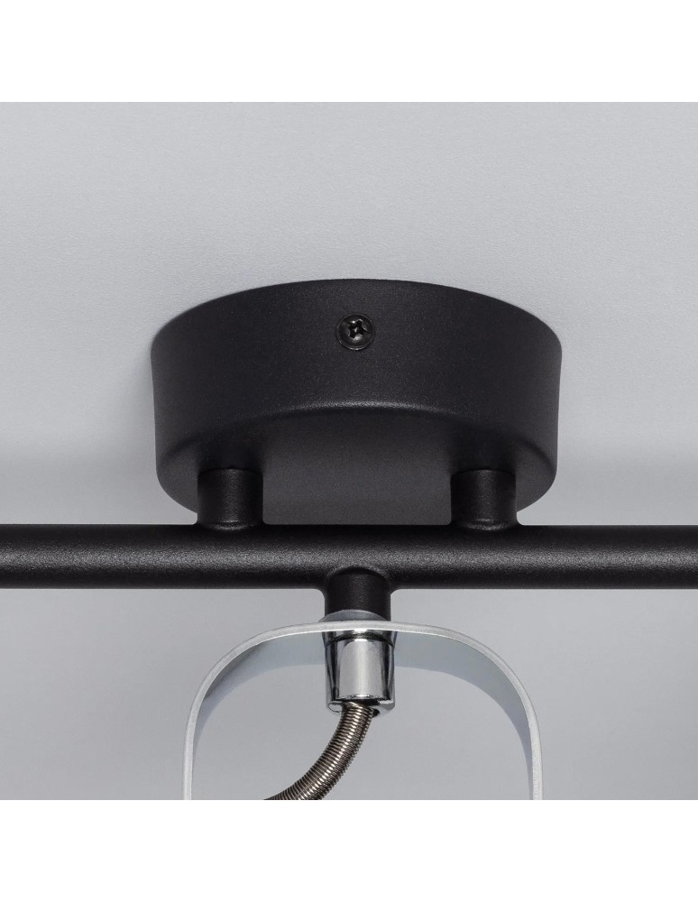 Spotlight ceiling lamps - Abruzzo Retro Loft Ceiling Lamp Black 50cm 3xGU10 Hilton ABR-RRH-C-3XGU10. - product kolory-swiatla.pl 7