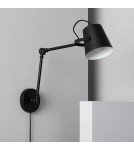 Wall lamps - Abruzzo Retro loft adjustable wall lamp Black E14 Bazz ABR-RRB-C-E14 - product 2