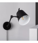Wall lamps - Abruzzo Retro loft adjustable wall lamp Black E14 Bazz ABR-RRB-C-E14 - product 5