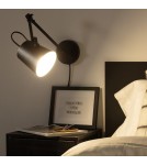 Wall lamps - Abruzzo Retro loft adjustable wall lamp Black E14 Bazz ABR-RRB-C-E14 - product 10