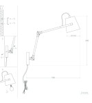 Wall lamps - Abruzzo Retro loft adjustable wall lamp Black E14 Bazz ABR-RRB-C-E14 - product 13