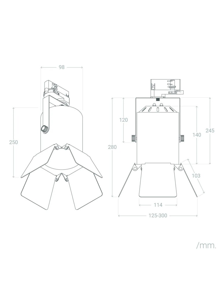 Abruzzo Reflektor Natynkowy Z klapkami E27 Retro Loft Tenzzo ABR-RRT-C-E27 Abruzzo Reflektor Natynkowy Z klapkami E27 Retro Loft Tenzzo ABR-RRT-C-E27