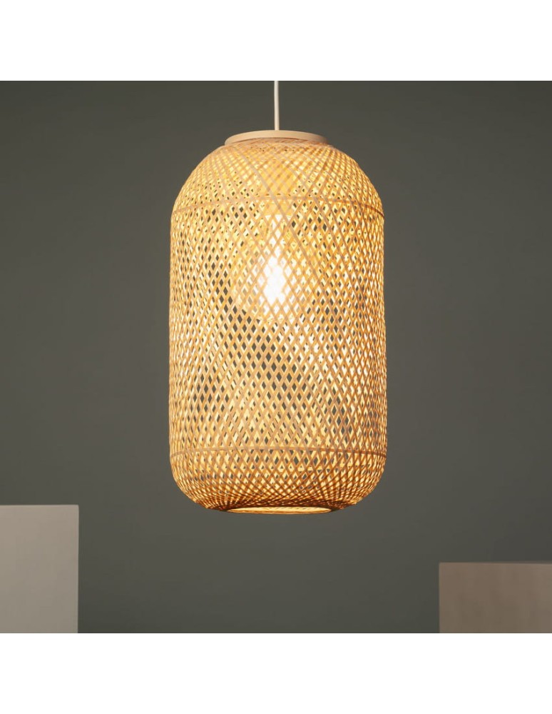 Abruzzo Lampa Wisząca Bambusowa Ø30cm Imo E27 ABR-LW24-BH-E27