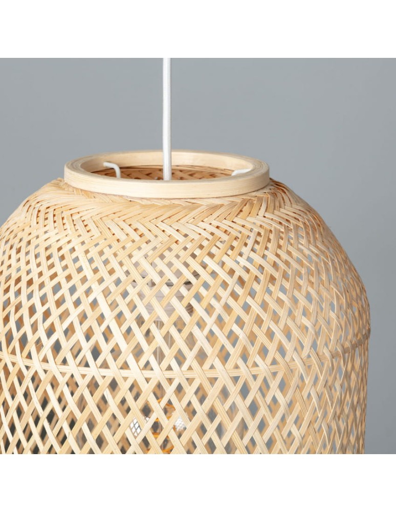 Abruzzo Lampa Wisząca Bambusowa Ø30cm Imo E27 ABR-LW24-BH-E27