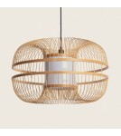Boho pendant lamps - Abruzzo Bamboo Boho Pendant Lamp Ø50cm Veronica E27 IP65 ABR-LW25-BH-E27 - product 1