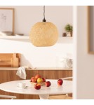 Boho pendant lamps - Abruzzo Bamboo Boho Pendant Lamp Ø40cm Espresso E27 ABR-NLW28-BH-E27 - product 2