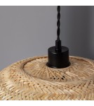 Abruzzo Lampa wiszaca Boho z Bambusa Ø40cm Espresso E27 ABR-NLW28-BH-E27