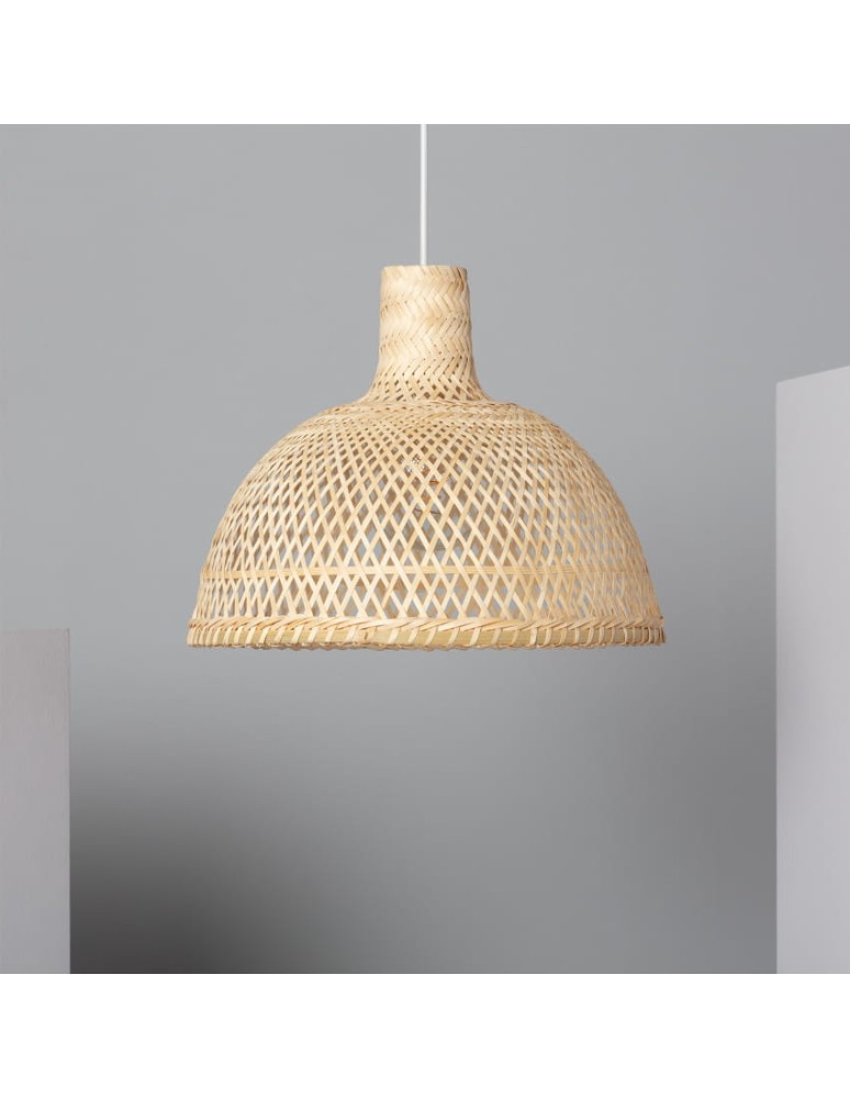 Boho pendant lamps - Abruzzo Bamboo Boho Pendant Lamp Ø40cm Mediceo E27 ABR-NLW29-BH-E27 - product kolory-swiatla.pl 1