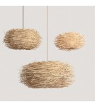 Boho pendant lamps - Abruzzo Rattan Ø80cm Amore XL IP20 Boho Pendant Lamp ABR-NLW31XL-BH-E27 - product 2