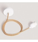 Abruzzo Lampa Wisząca Boho z Rattanu Ø60cm Amore L IP20 ABR-NLW31L-BH-E27