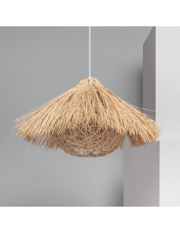 Abruzzo Lampa Wisząca Boho z Rattanu Ø45cm Gatto E27 ABR-NLW32-BH-E27