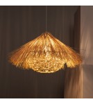 Boho pendant lamps - Abruzzo Rattan Ø45cm Gatto E27 Boho Pendant Lamp ABR-NLW32-BH-E27 - product 4