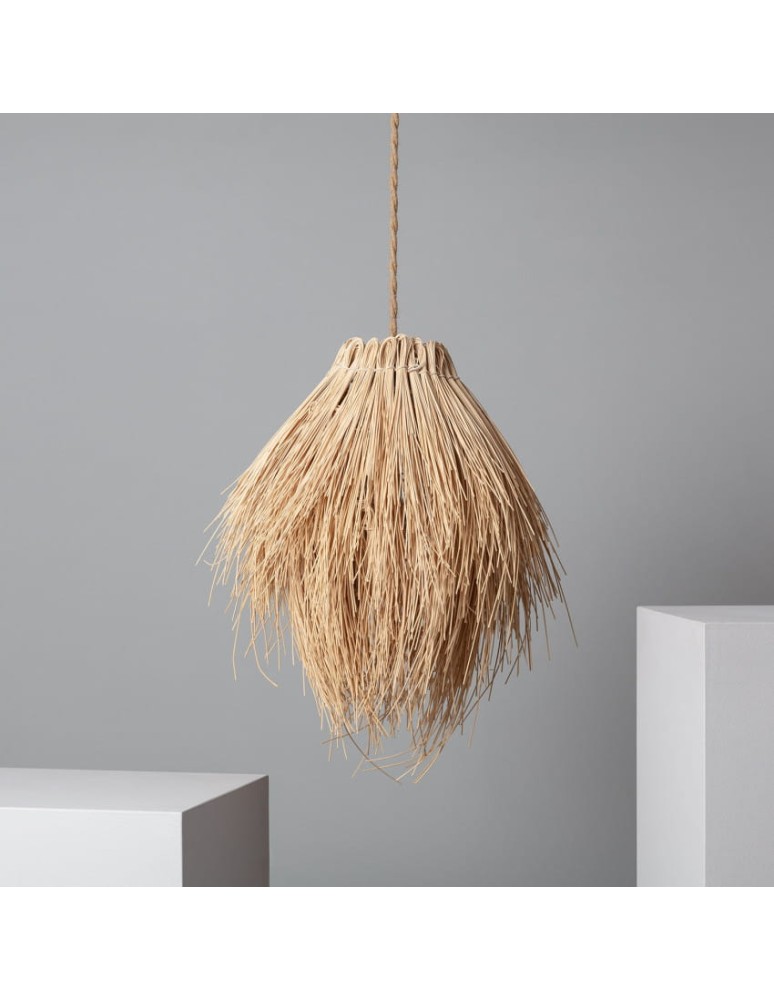 Boho pendant lamps - Abruzzo Rattan Ø35cm Felicita E27 Boho Pendant Lamp ABR-NLW33-BH-E27 - product kolory-swiatla.pl 1