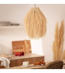 Abruzzo Lampa Wisząca Boho z Rattanu Ø35cm Felicita E27 ABR-NLW33-BH-E27