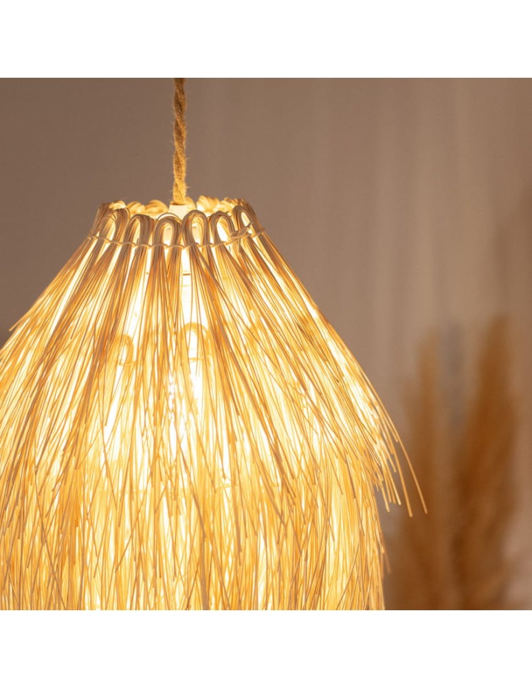 Boho pendant lamps - Abruzzo Rattan Ø35cm Felicita E27 Boho Pendant Lamp ABR-NLW33-BH-E27 - product kolory-swiatla.pl 5