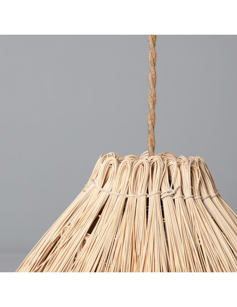 Abruzzo Lampa Wisząca Boho z Rattanu Ø35cm Felicita E27 ABR-NLW33-BH-E27