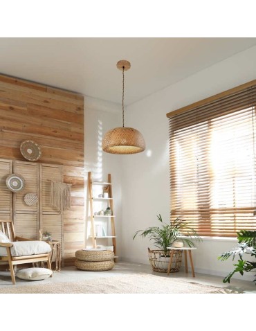 Abruzzo Bamboo Ø45cm Mia E27 Boho Pendant Lamp ABR-NLW36-BH-E27 - product 2