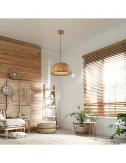 Abruzzo Lampa Wisząca Boho z Bambusa Ø45cm Mia E27 ABR-NLW36-BH-E27 - produkt 2