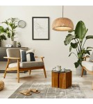 Abruzzo Lampa Wisząca Boho z Bambusa Ø45cm Mia E27 ABR-NLW36-BH-E27