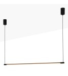 Pendant lamps - Abruzzo Linear pendant lamp modern 120cm 22W 3000K Grazzie ABR-ML22W-3000K. - product 1