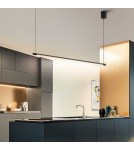 Abruzzo Lampa wisząca liniowa nowoczesna 120cm 22W 3000K Grazzie ABR-ML22W-3000K